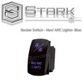 Stark Laser Etched Led Rocker Switch Dual Light 20a 12v On Off 5pin Blue Nav Anc Lights Design