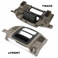 G-plus Center Dash Radio Bezel Trim Panel W Storage Compatible With Dodge Ram 1500 2002-2005 Fits 2500 3500 2003-2005 Beige