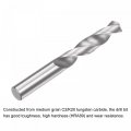 Uxcell Solid Carbide Drill Bits 7mm C2 K20 Tungsten Jobber Straight Shank Drilling Tool For Stainless Steel Aluminum Iron Metal
