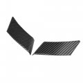 Carbon Fiber Pattern Front Door Window A Pillar Cover Trim For Toyota Rav4 2019-2023 Stylish Loudspeaker Frame 1 Pair 