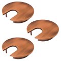 Electriduct 2 5 Metal Desk Grommet 62 5mm Cable Hole Cover Wire Cord Organizer Antique Copper 3 Pack 