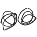 Front Door Weatherstrip Seal Lh And Rh For Jeep Wrangler 2007 2018 2 Piece Set 55395275aw 55395274aw Black