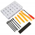 Ocpty 456pcs Nylon Bumper Fasteners Fender Rivet Clips Push Type Car Retainer Kit Fit For Gm Toyota Honda Ford