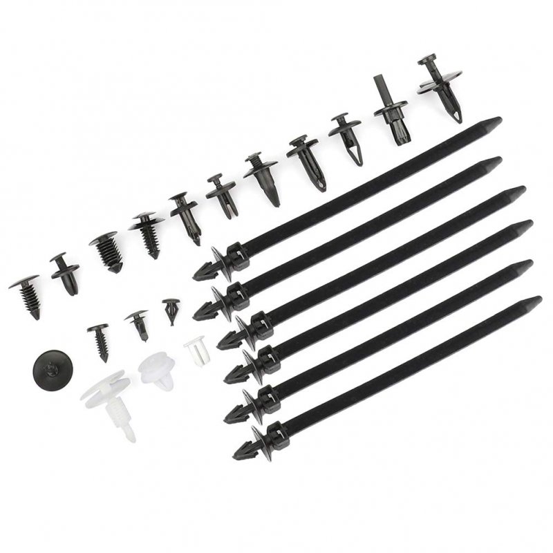 456pcs Nylon Bumper Fasteners Fender Rivet Clips Push Type Car Retainer Kit Fit For Gm Toyota Honda Ford