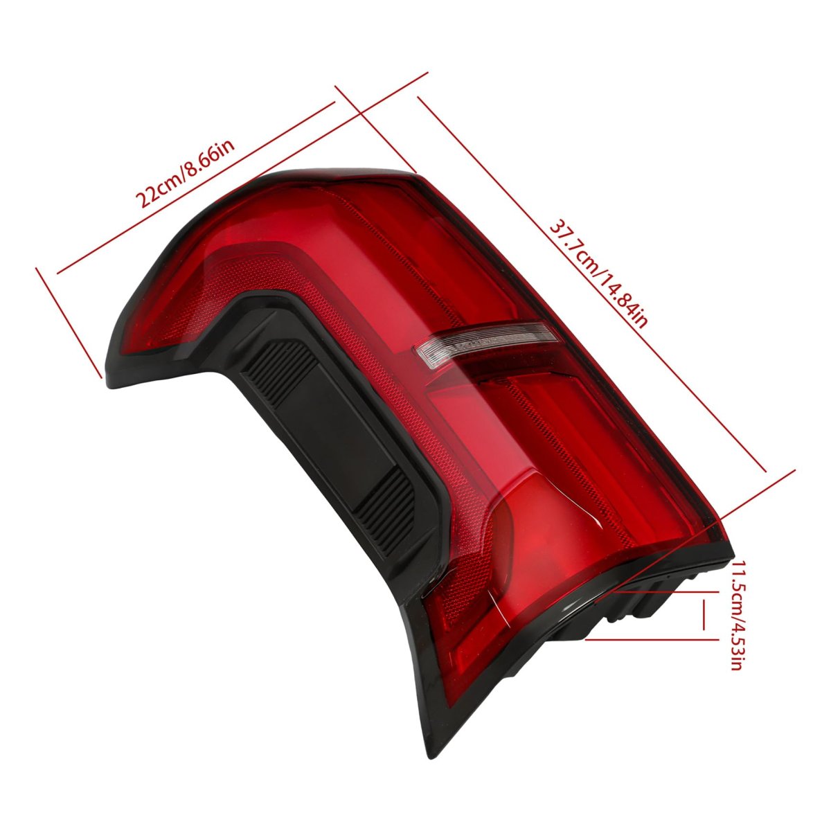 Lh Driver Side With Light Tail Assembly Replacement For Toyota Tacoma Sr Sr5 2024 W O Tailgate Switch 81560-ak010