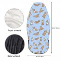 Foruidea Cute Corgis Dog With Hearts Car Seat Covers Set Of 2 Vehicle Protector For Auto Cars Sedan Suv Automotive Interior