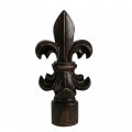 Urbanest Fleur De Lis Lamp Finial 3-inch Tall Antique Bronze 