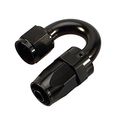 12 An 180 Degrees Swivel Hose End Fitting Black Anodized Aluminum For Oil Fuel And Coolant F0209-1812 