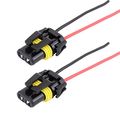 Tomall 9005 Hb3 H10 9006 Hb4 Bulb Sockets Female Adapter Wiring Harness Connector For Headlight Fog 