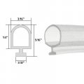 Bulb Type Weatherstrip 3 16 Width 32 Backing Clear 20 Ft