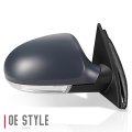 Auto Dynasty Vw1320125 Factory Style Passenger Right Side Mirror Manual Folding Power Adjust Heated Glass Turn Signal Memory