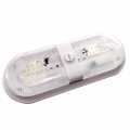 Hqrp 2-pack Rv Led Ceiling Double Dome 12v-24v 560 Lumen Interior Indoor Lights Replacement Trailer Camper Boat Marine
