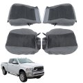 4pcs Cloth Seat Cover Replacement For Ram 1500 2500 3500 4500 5500 2013 2018 Front Driver And Passenger Side Bottom Top Lean 