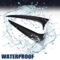 Rear Window Spoiler Splitter Side Wing Trim For 2018 2021 Bmw X4 G02 Carbon Fiber Style Black Abs Plastic Self Adhesive Pair