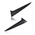 Rear Window Spoiler Splitter Side Wing Trim For 2018 2021 Bmw X4 G02 Carbon Fiber Style Black Abs Plastic Self Adhesive Pair 