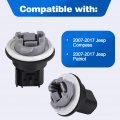 645-504 2pcs Parking Light Bulb Sockets Fits For 2007-2017 Je-ep Compass Patriot Turn Signal Bulbs 68000686aa