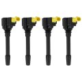 Ignition Coils Compatible 2017-2020 For Fiat 124 Spider 1 4l L4 3-pins Coil Packs Replacement Uf832 4 Pcs 