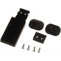 Sliding Window Latch For Dodge Ram 1500 1994 To 2001 Black Plastic Screw On Kit With Keeper Spacers And Screws Replaces 