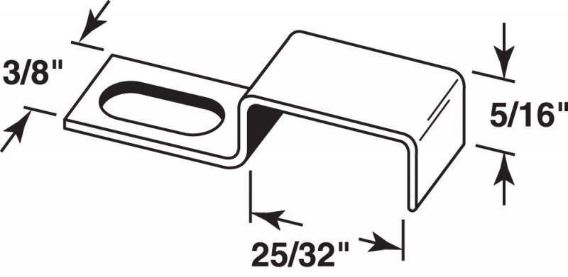 L 5836 Screen Stretcher Clips With Screws X 3 4 In Aluminum 8 Pack