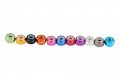 Dkeke 50pcs M3 M4 M5 M6 Silver Black Deepblue Lightblue Gold Red Purple Green Anodized Colourful Aluminum Flange Nylon Insert