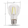 Feit Electric A19 To Led Filament 25w Equivalent Dimmable Clear Glass Light Bulb Orange