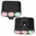 Motorcycle Handlebar Switch 22mm Mount Headlight Hazard Brake Fog Light On Off Button With Led