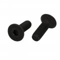 Uxcell 2pcs M8x25mm 10 9 Grade Flat Countersunk Head Hex Socket Left Hand Thread Bolt