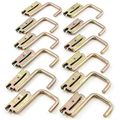 12 E Track Square J Hook System Flatbed Trailer Jacket Motorcycle Helmet Rack 