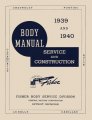 Bishko Automotive Literature 1939 1940 Buick Cadillac Chevrolet Body Service Shop Repair Manual Glass Trim 