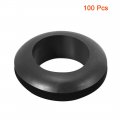 Uxcell Wire Protector Oil Resistant Armature Rubber Grommet 14mm Inner Dia 100pcs Black