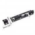 Uxcell Door Slide Latch Lock 6-inch Iron Security Barrel Bolt In Black