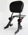 Adjustable Detachable Backrest Sissy Bar W Luggage Rack For Hd Sportster 94-03 B076jb9p3v 