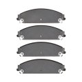 Disc Brake Pads For Dodge Caliber 2008 2009 Front 4000 Hybridynamic Series Mechanical Wear Sensor 0 68 In Thickness 7 22 Inner 