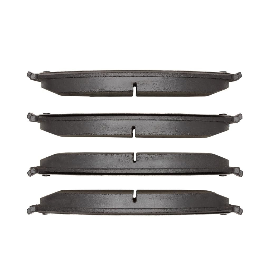 Disc Brake Pads For Dodge Caliber 2008 2009 Front 4000 Hybridynamic Series Mechanical Wear Sensor 0 68 In Thickness 7 22 Inner