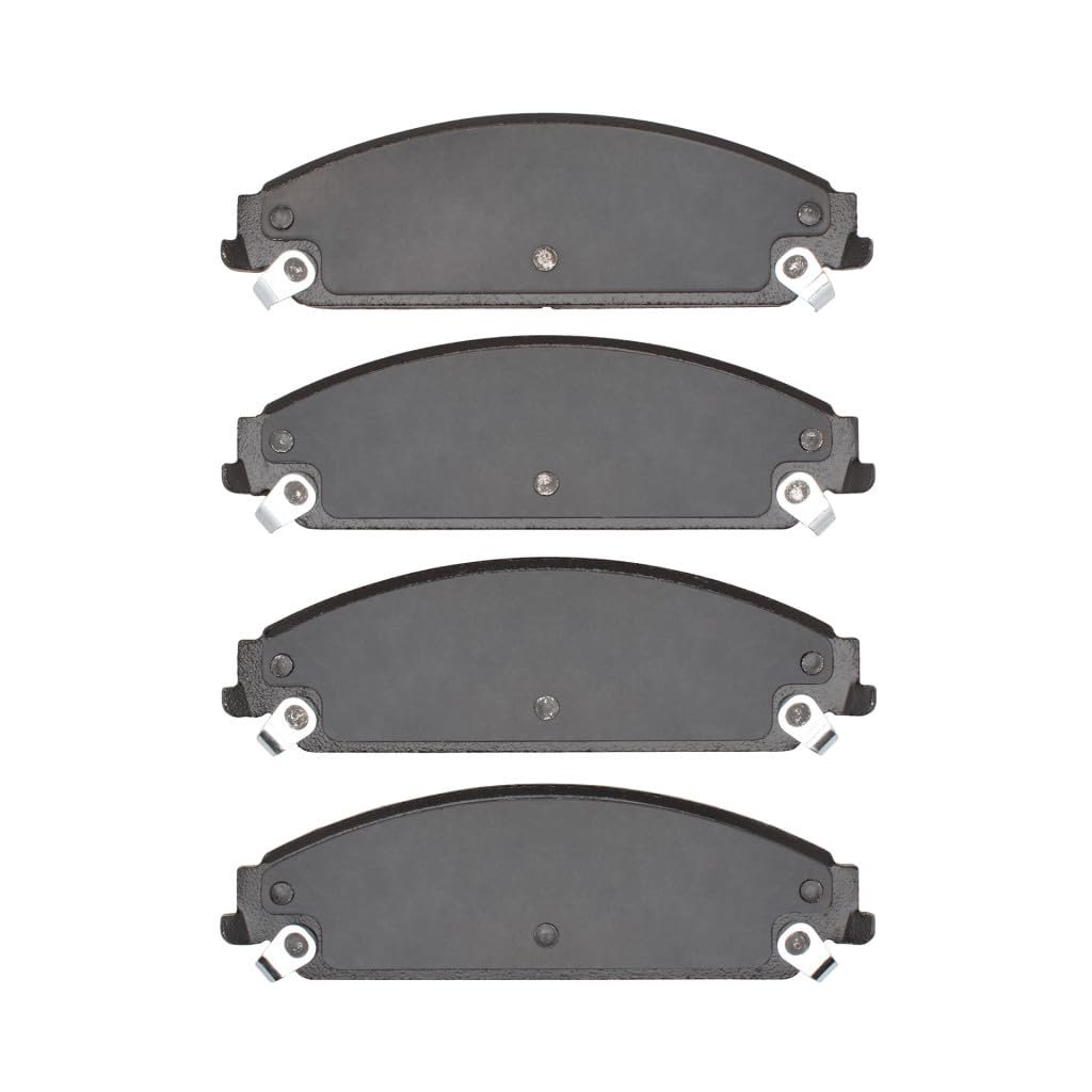 Disc Brake Pads For Dodge Caliber 2008 2009 Front 4000 Hybridynamic Series Mechanical Wear Sensor 0 68 In Thickness 7 22 Inner