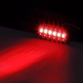 Partsam 6 Inch Oval Red Led Trailer Tail Lights Smoked Sealed Grommet Mount Stop Turn Brake Marker For Truck Rv And Plugs