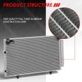 3052 Aluminum A C Condenser Compatible With Lexus Es300 Es330 Toyota Camry Solara 02-08