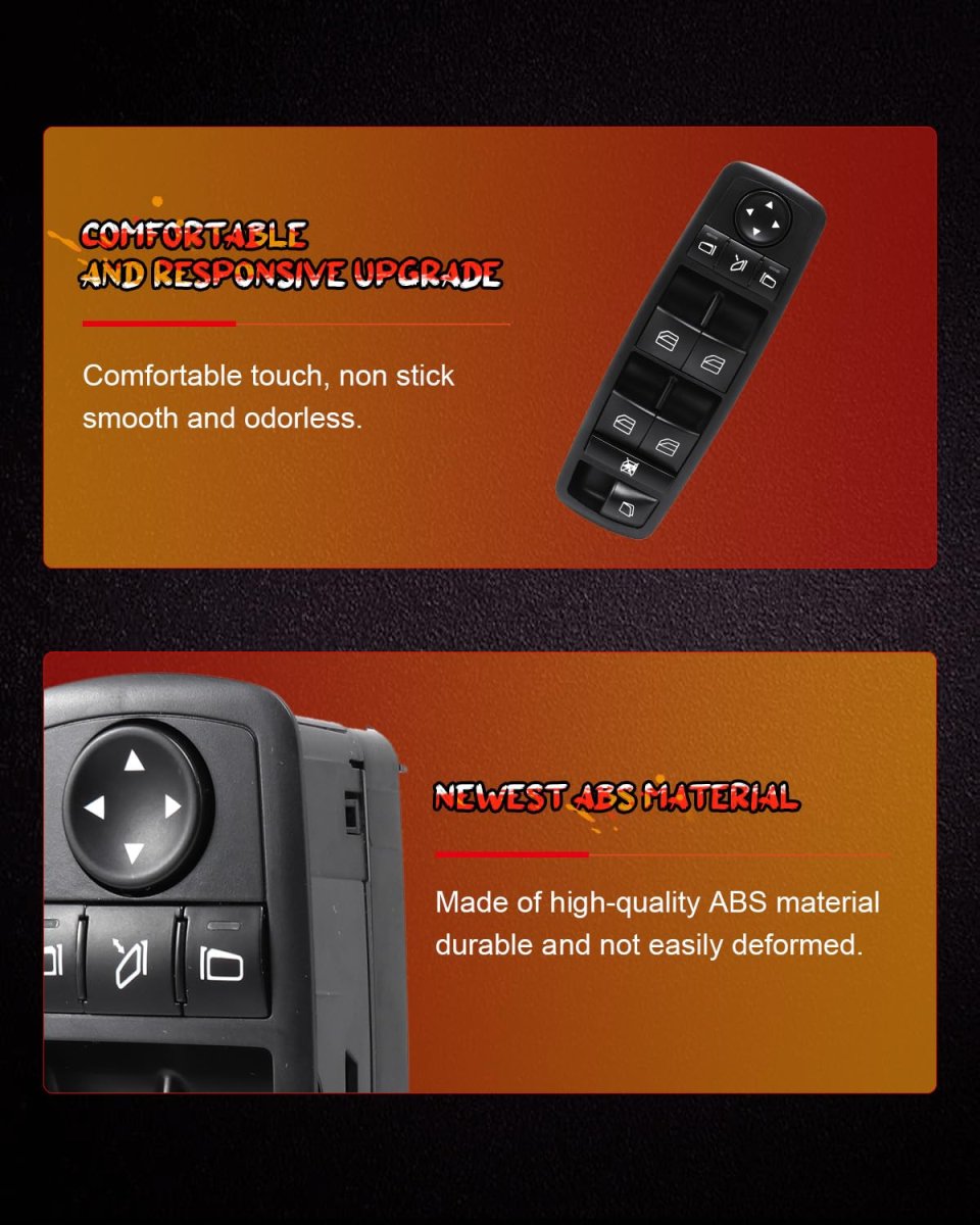 Driver Side Power Window Switch For Mercedes Benz Gl320 Gl350 Gl450 Gl550 R320 R350 R500 R63 Amg Oe A251 830 05 90 Control