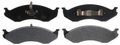 Sgd477m Service Grade Semi-metallic Disc Brake Pad Set For Passenger Cars Rear Position 
