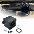 Heinmo 2l Car Fuel Swirl Surge Pot Tank Alloy Universal For 044 Pump Polished Billet Aluminium Black