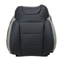 Passenger Top Back Perforated Microfiber Leather Seat Cover Black For Ford F150 2017 2018 2019 2020 