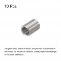 Uxcell Wire Thread Inserts 10-32 Unf 2 5d 304 Stainless Steel Helical Type Coiled Screw Repair Threaded Sleeve Sheath 10pcs