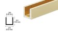 Crl Brite Gold Anodized 1 4 Aluminum U Channel 12 Ft Long 