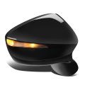 Ma1321215 Factory Style Passenger Right Side Mirror Manual Folding Power Adjust Heated Glass Turn Signal Blind Spot Detection 