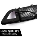 Upper Grille W Drl Led Accent Vent Lights For Ford Mustang 2013 2014 Front Bumper Honeycomb Mesh Hood Grill Except Shelby