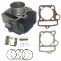 Atv Top End Cylinder Piston Kit 125cc 54mm Bore Fits Most Taotao 135cc Du Rex