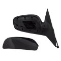 Door Mirror Passenger Side For Chrysler Pacifica 2006 2007 2008 Power Heated Foldaway Textured Black Paint To Match Cover 