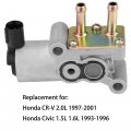 Wflnhb Idle Air Control Valve Iac 36450p0d004 Replacement For Honda Cr-v 2 0l 1997-20 Civic 1 5l 1 6l 1993-1996