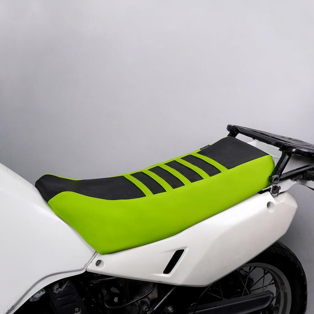 Pvc Leather Seat Cover For Klr650 2008 2018 Waterproof Anti Slip Motorcycle Protector Green Custom Fit Case