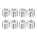 8pcs Aluminum Spacer 3 4 Od X 8 Id 11 16 Length Screw Standoff Bushing Plain Finish Unthreaded Round Metal For Screws Bolts And 